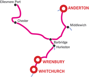 Chester and Ellesmere Port Cruising Map