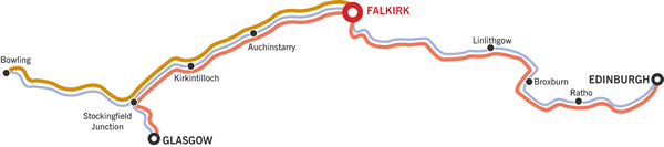 Falkirk Cruising Map