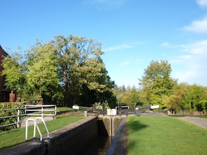 A canal lock