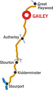 Stourport & return Cruising Map