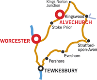 Stratford upon Avon Cruising Map