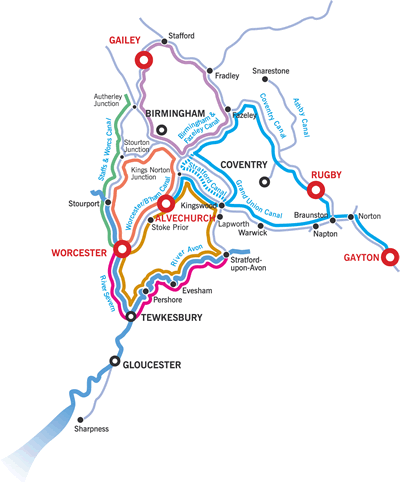 Worcester Cruising Map
